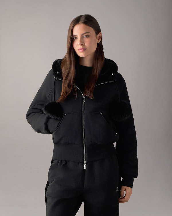 Moose Knuckles - M36LS611 - Gold Series Oro Bunny Reversible Hoodie - WOMENS -  - Front Category