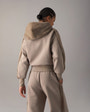 Moose Knuckles - M36LS621 - Mixed Media Bunny Hoodie - WOMENS -  - Back