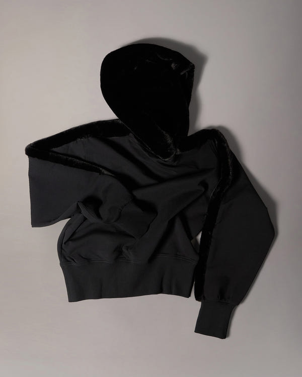 Moose Knuckles - M36LS621 - Mixed Media Bunny Hoodie - WOMENS -  - Detail10