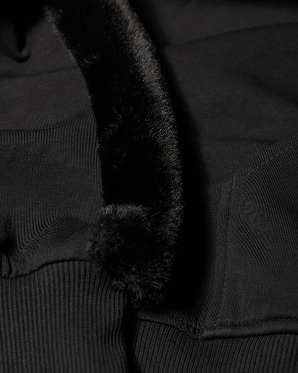 Moose Knuckles - M36LS621 - Mixed Media Bunny Hoodie - WOMENS -  - Detail3