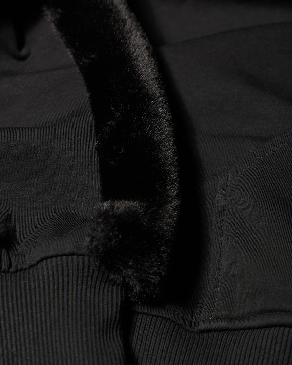 Moose Knuckles Womens MIX MEDIA BUNNY HOODIE  M36LS621 Detail3
