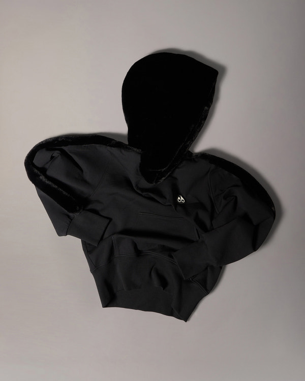 Moose Knuckles Womens MIX MEDIA BUNNY HOODIE  M36LS621 - GM