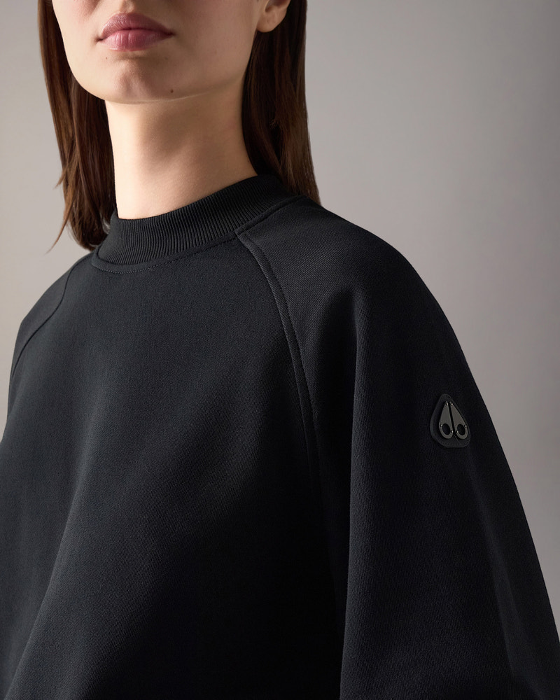 Moose Knuckles Womens YYZ Crewneck Sweatshirt  M36LS643 Detail1