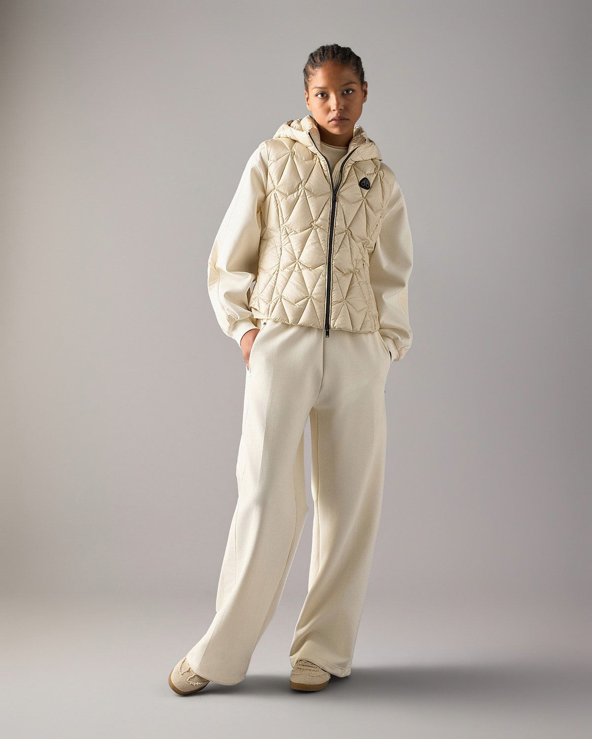 Moose Knuckles - M36LV454 - Iceberg Quilt Down Vest - WOMENS -  - Front