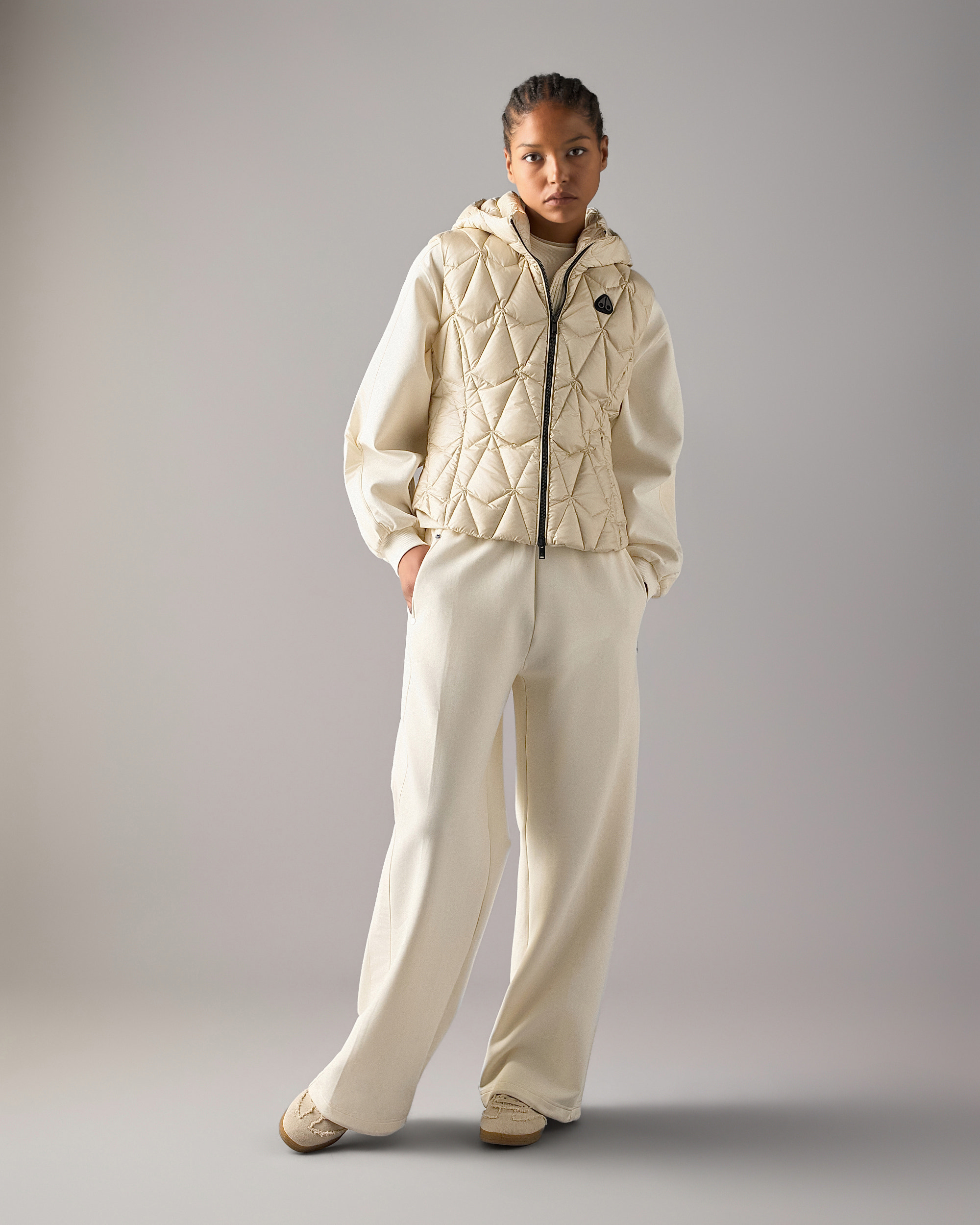 Moose Knuckles - M36LV454 - Iceberg Quilt Down Vest - WOMENS -  - Front
