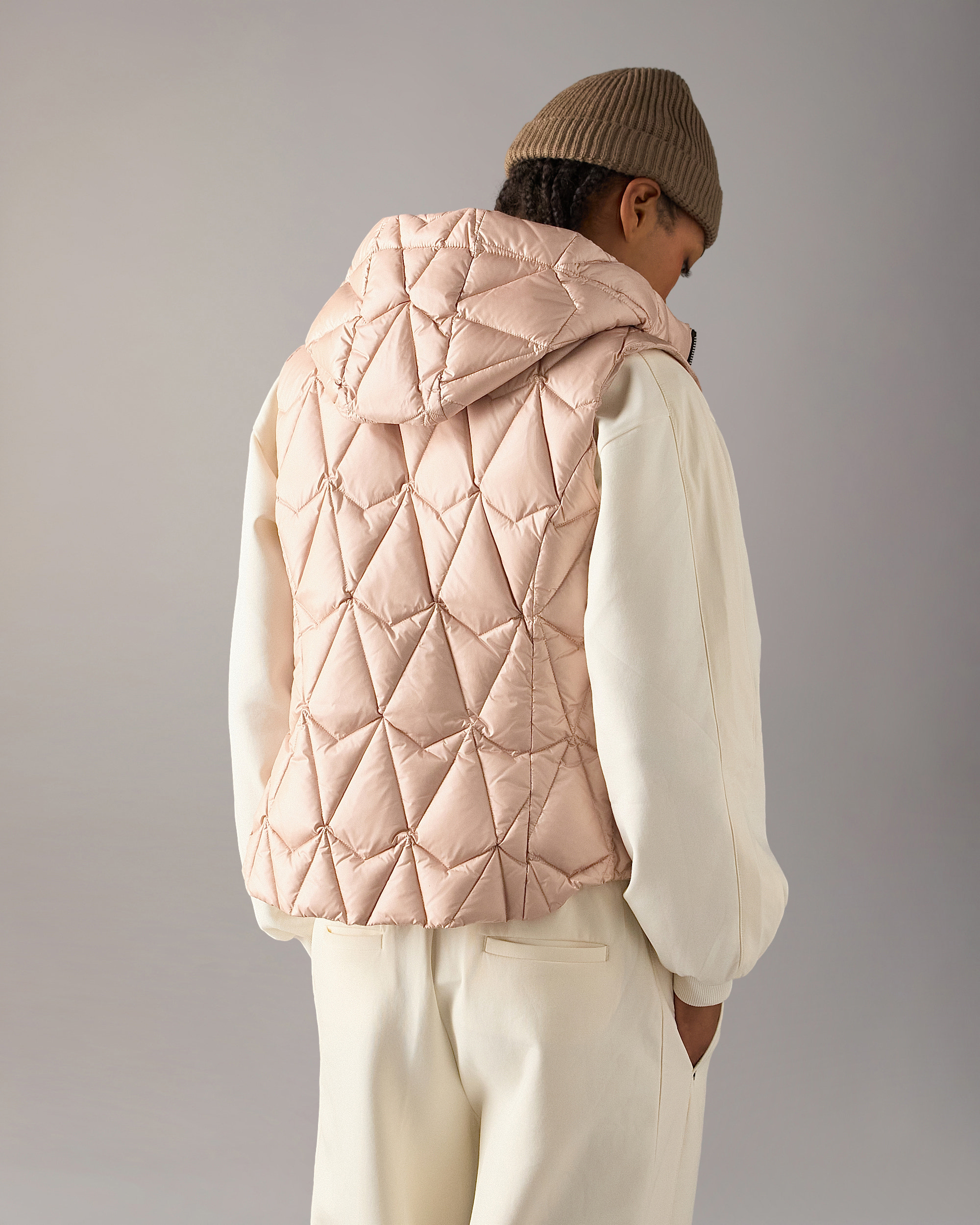 Moose Knuckles - M36LV454 - Iceberg Quilt Down Vest - WOMENS -  - Back