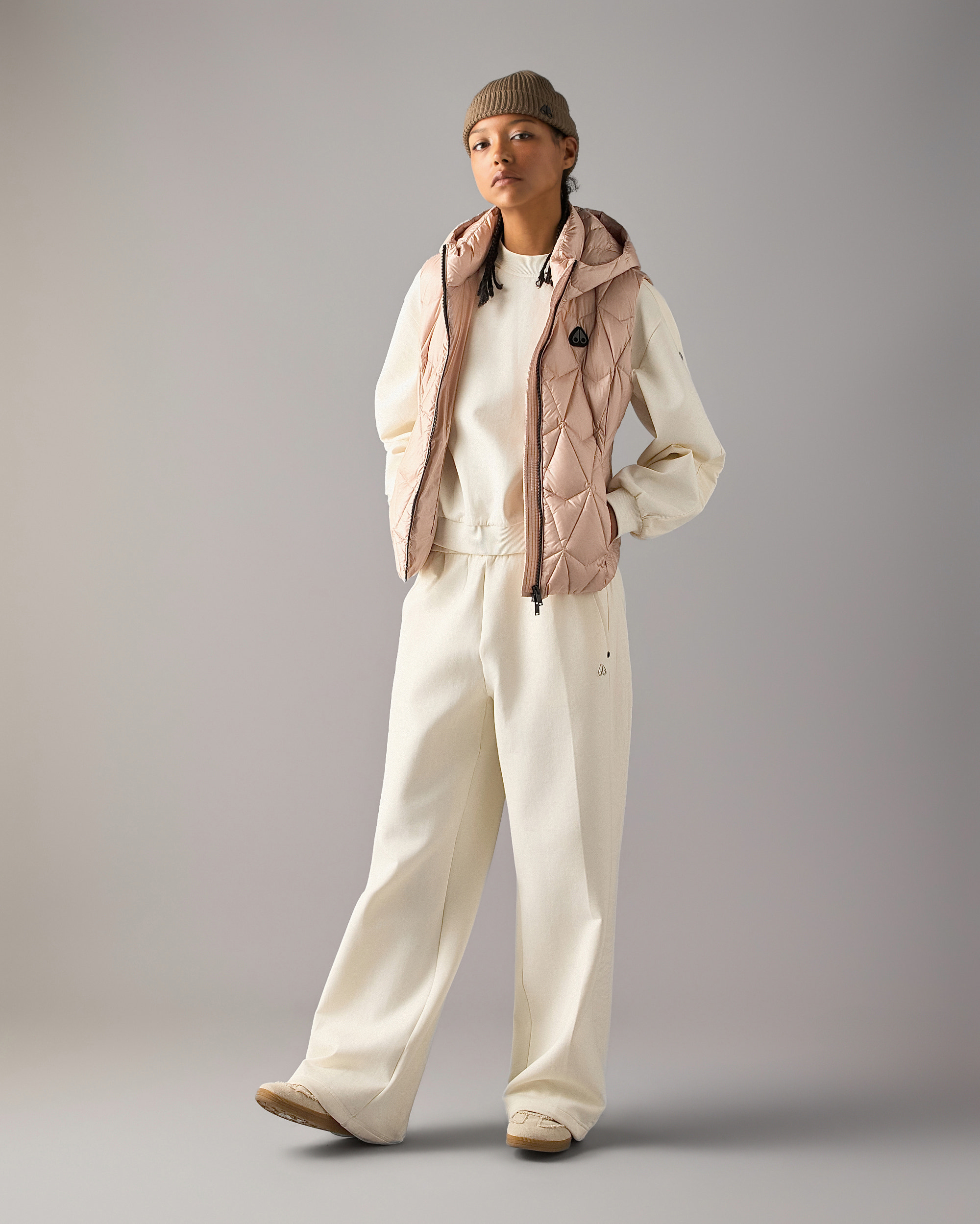 Moose Knuckles - M36LV454 - Iceberg Quilt Down Vest - WOMENS -  - Front