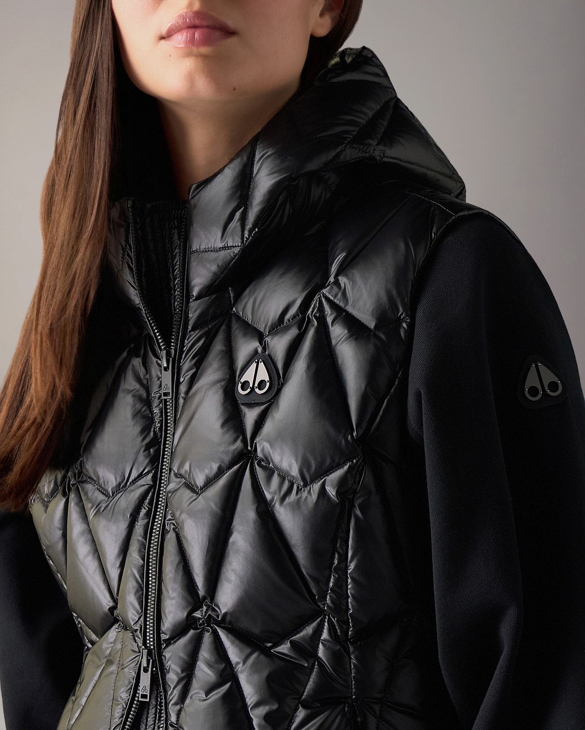 Moose Knuckles - M36LV454 - Iceberg Quilt Down Vest - WOMENS -  - Detail1