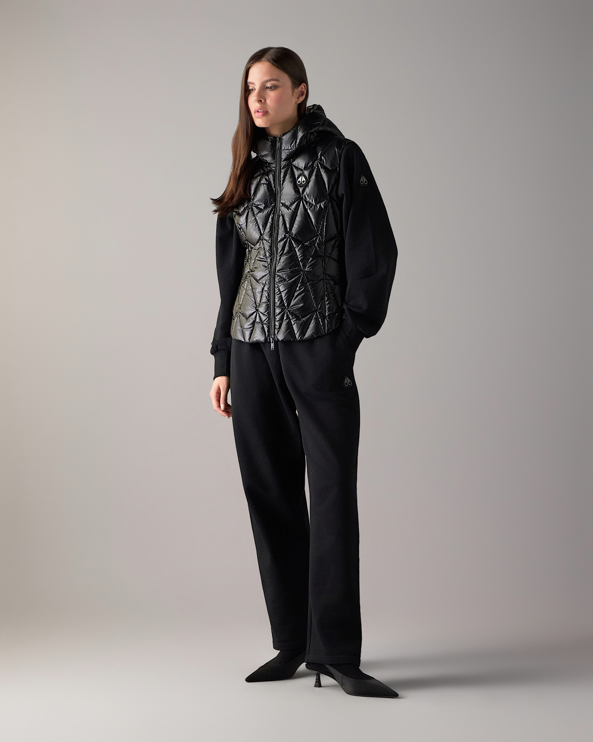 Moose Knuckles - M36LV454 - Iceberg Quilt Down Vest - WOMENS -  - Front