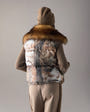 Moose Knuckles - M36LV461HW - Everest Printed Down Puffer Vest - WOMENS -  - Back