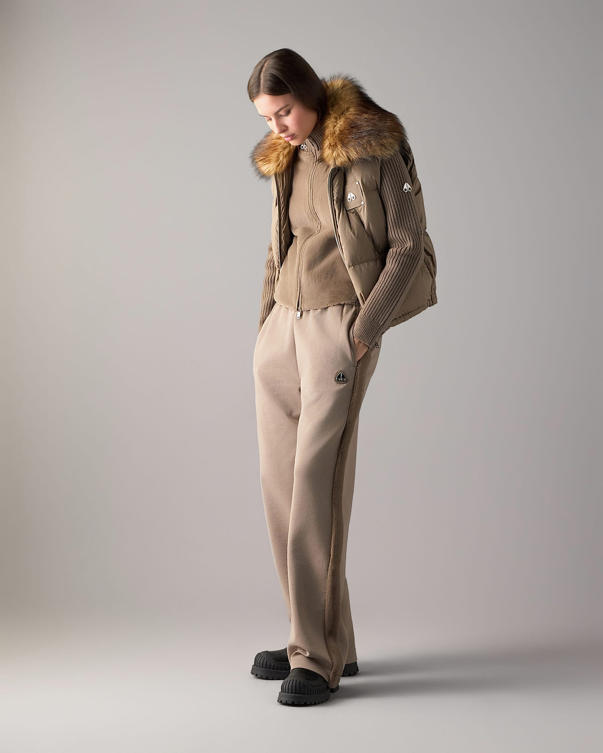 Moose Knuckles - M36LV461W - Everest Down Puffer Vest - WOMENS -  - Front