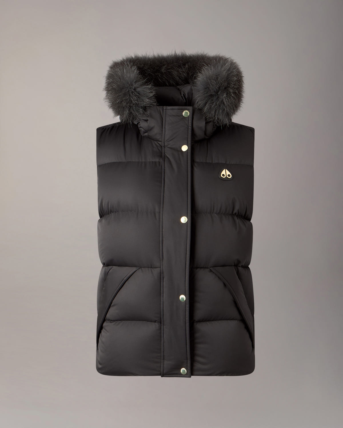 Moose Knuckles - M36LV472GF - Gold Series Northbound Fox Fur & Down Vest - WOMENS -  - Detail8