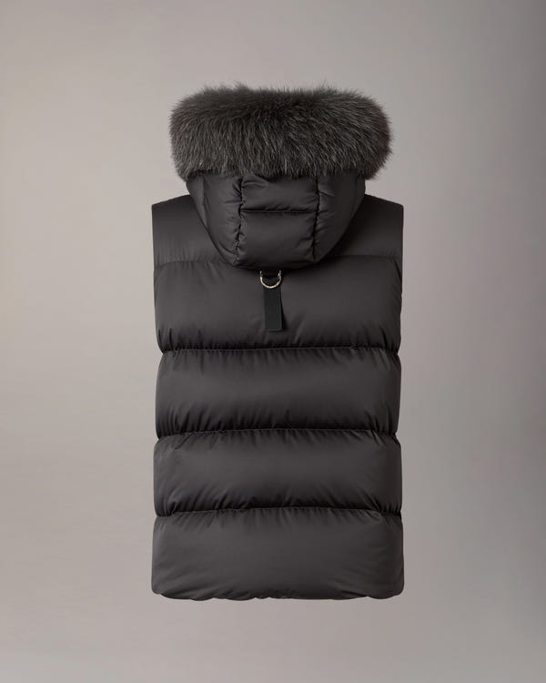 Moose Knuckles - M36LV472GF - Gold Series Northbound Fox Fur & Down Vest - WOMENS -  - Detail9