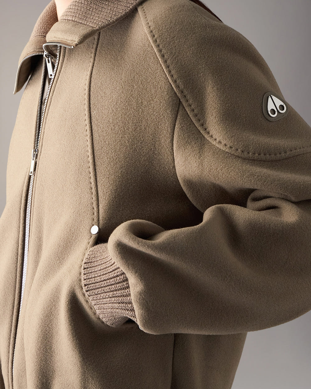 Moose Knuckles - M36LW410 - Grid 3-In-1 Wool Bomber Jacket - WOMENS -  - Detail1