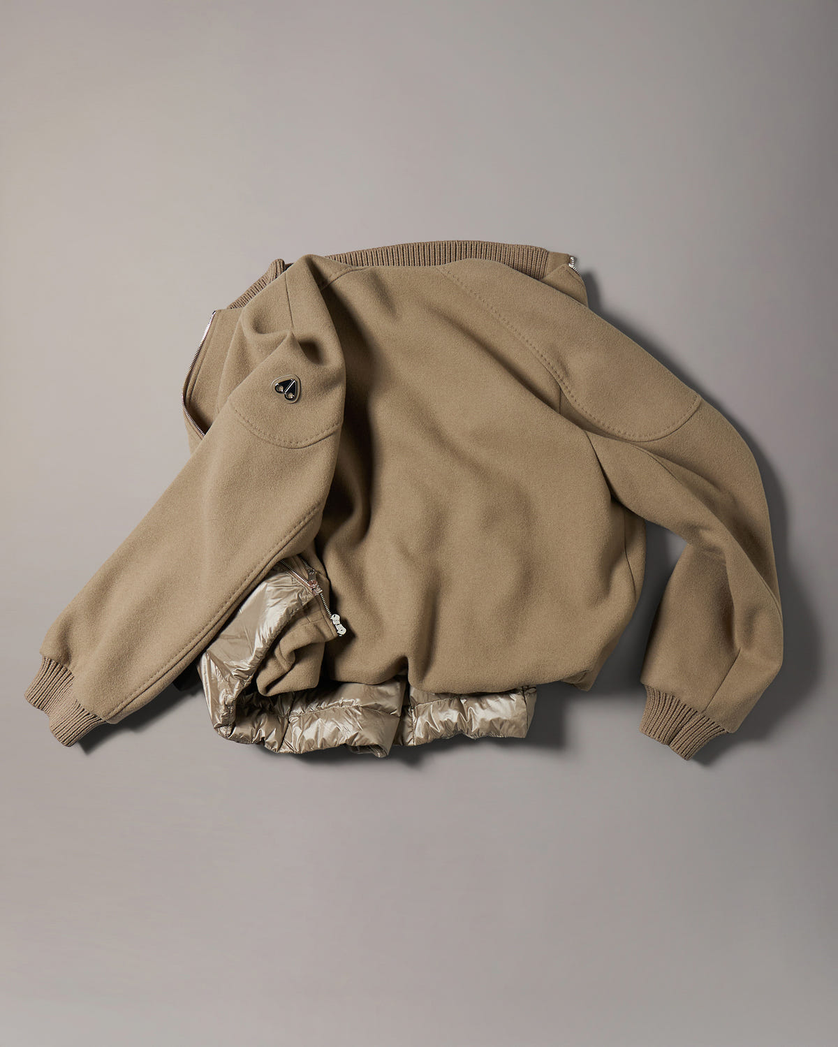 Moose Knuckles - M36LW410 - Grid 3-In-1 Wool Bomber Jacket - WOMENS -  - Detail10