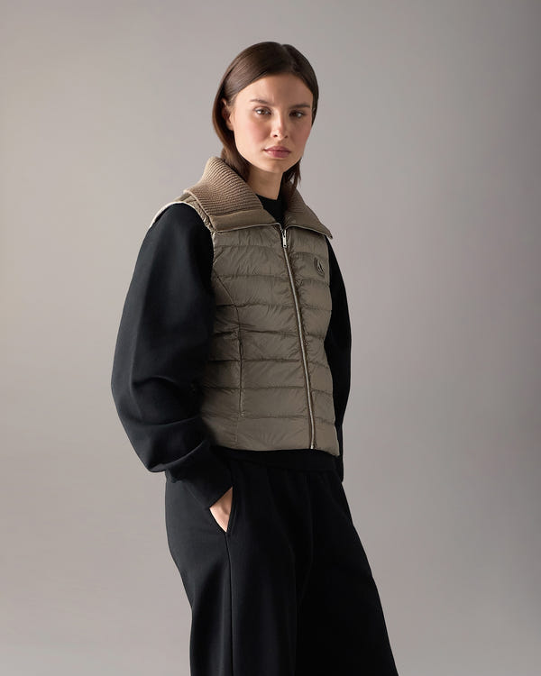 Moose Knuckles - M36LW410 - Grid 3-In-1 Wool Bomber Jacket - WOMENS -  - Detail5