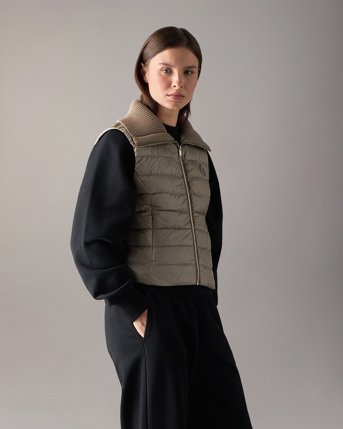 Moose Knuckles - M36LW410 - Grid 3-In-1 Wool Bomber Jacket - WOMENS -  - Detail5