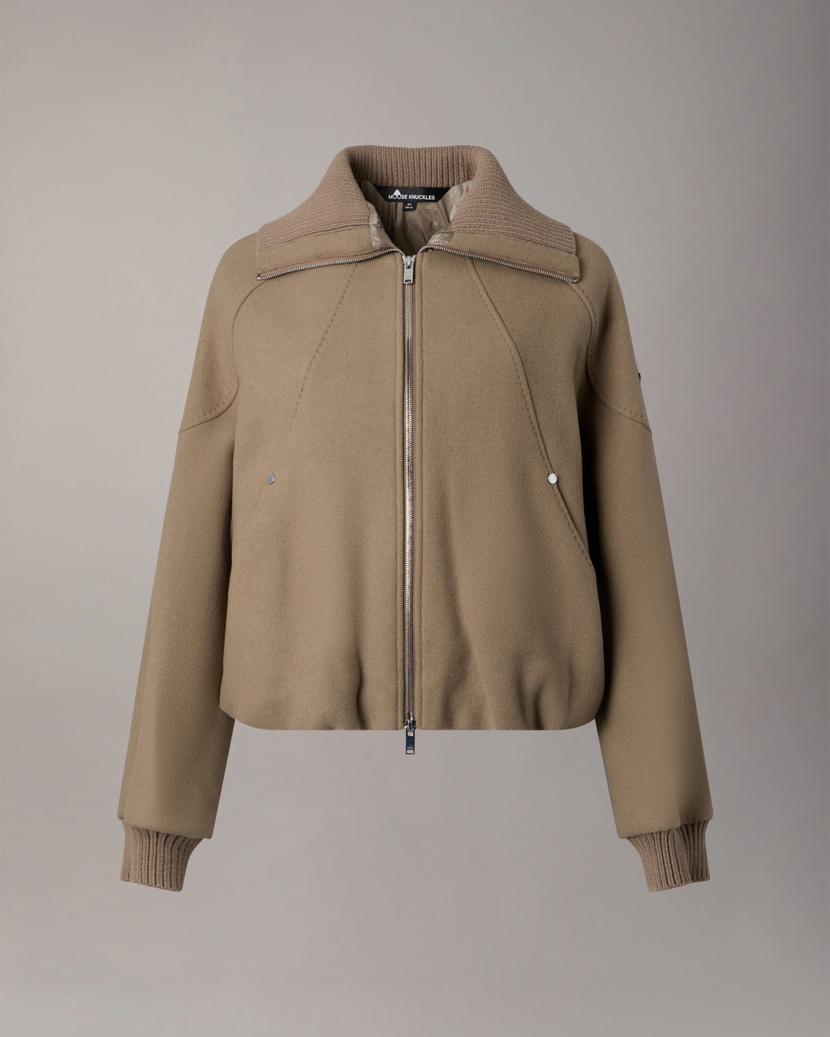 Moose Knuckles - M36LW410 - Grid 3-In-1 Wool Bomber Jacket - WOMENS -  - Detail8