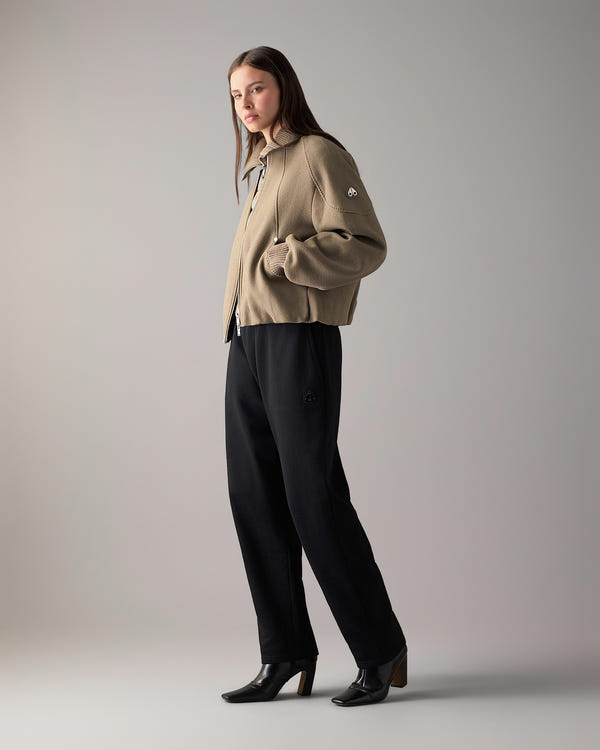 Moose Knuckles - M36LW410 - Grid 3-In-1 Wool Bomber Jacket - WOMENS -  - Front