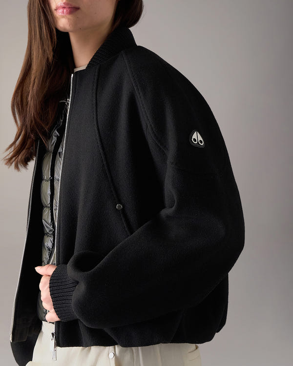 Moose Knuckles - M36LW410 - Grid 3-In-1 Wool Bomber Jacket - WOMENS -  - Detail1