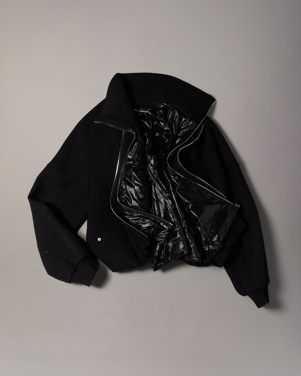 Moose Knuckles - M36LW410 - Grid 3-In-1 Wool Bomber Jacket - WOMENS -  - GM