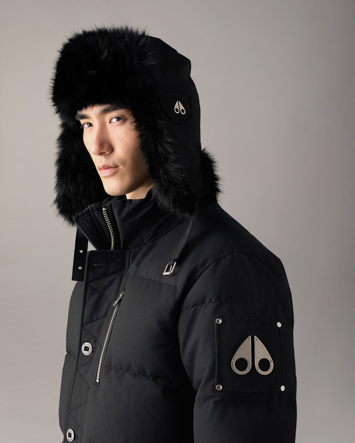 Moose Knuckles - M36MA515W - Original Trapper Hat - ACCESSORIES -  - Front