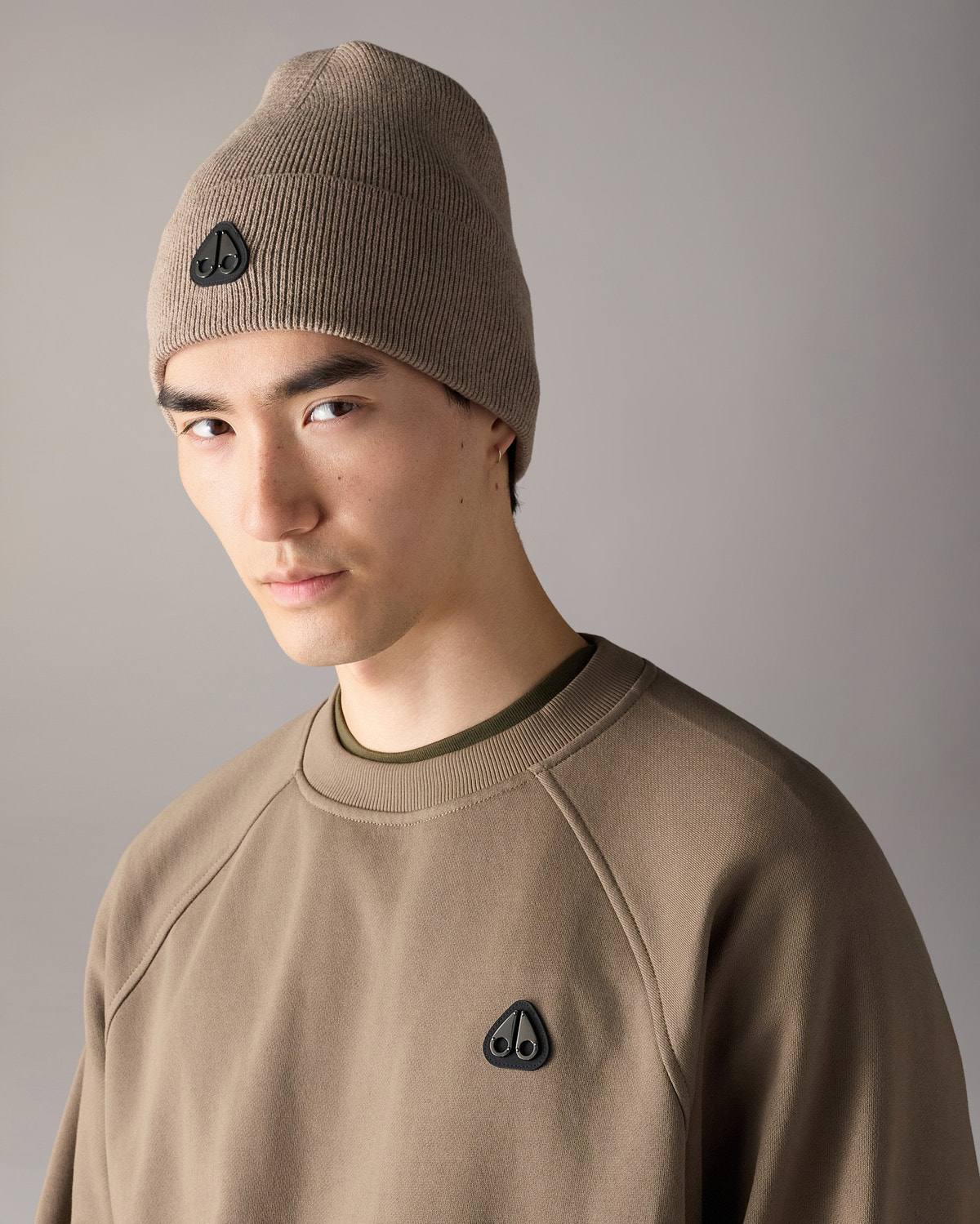 Moose Knuckles - M36MA540 - Frost Cotton-Wool Beanie - ACCESSORIES -  - Front Category
