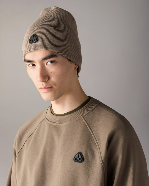 Moose Knuckles - M36MA540 - Frost Cotton-Wool Beanie - ACCESSORIES -  - Front Category