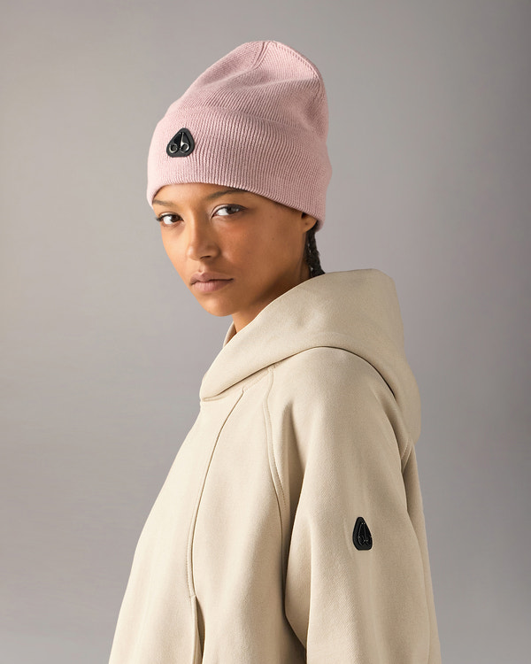 Moose Knuckles - M36MA540 - Frost Cotton-Wool Beanie - ACCESSORIES -  - Front