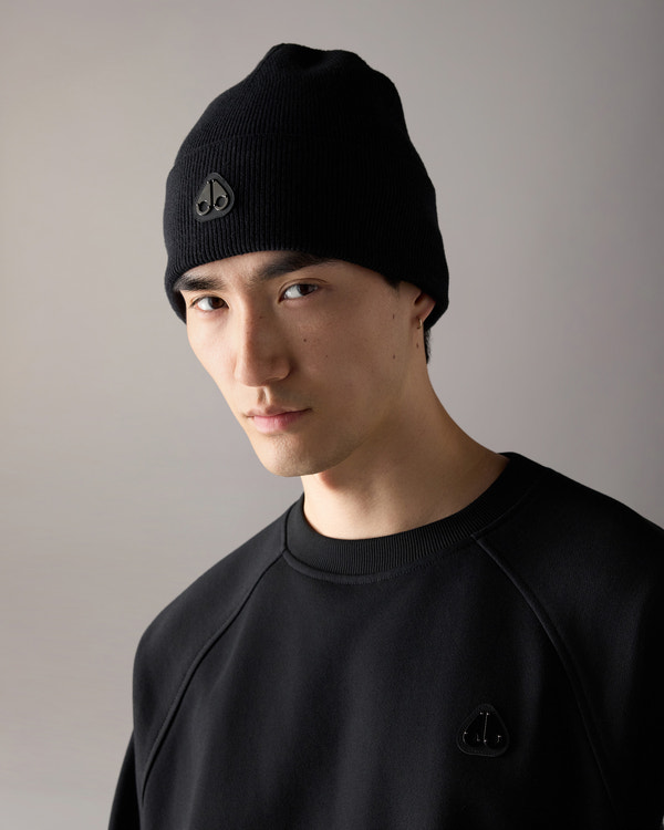 Moose Knuckles - M36MA540 - Frost Cotton-Wool Beanie - ACCESSORIES -  - Front Category