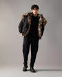 Moose Knuckles - M36MB038F - Pioneer Down & Fur Bomber - MENS -  - Front
