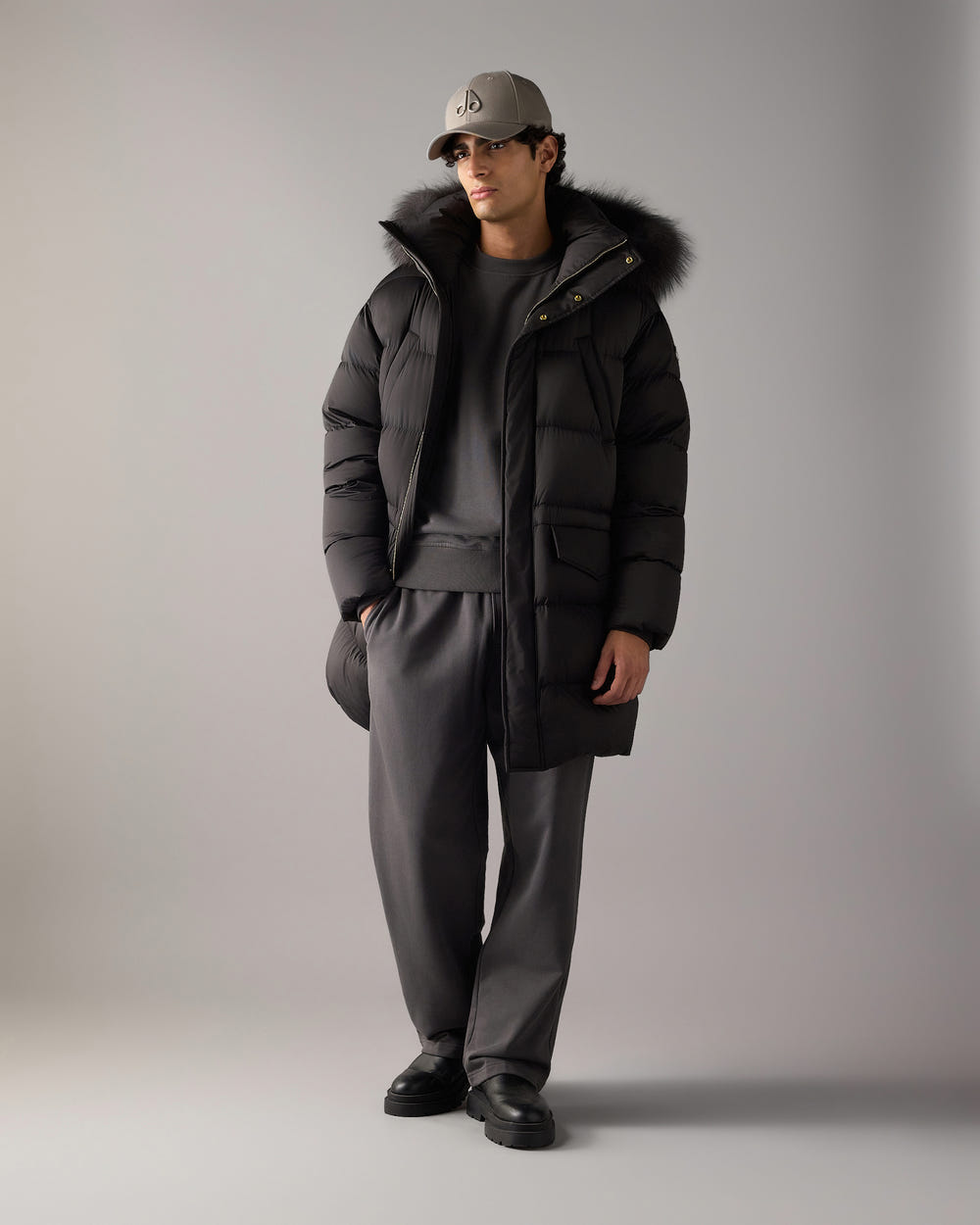 Moose Knuckles - M36MJ184GF - Gold Series Northbound Fox Fur & Down Parka - MENS -  - Front