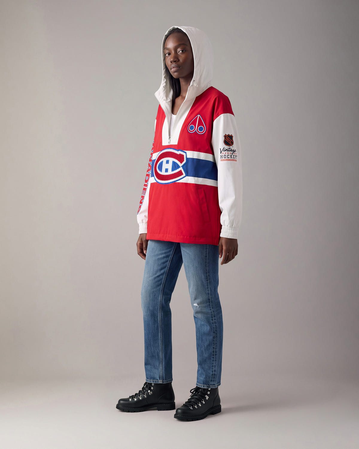 Moose Knuckles - M36MJ217NC - NHL x Moose Knuckles Canadiens Hooded Anorak - MENS -  - Detail5