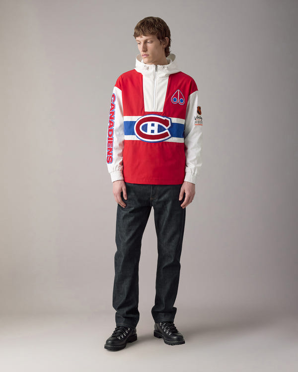Moose Knuckles - M36MJ217NC - NHL x Moose Knuckles Canadiens Hooded Anorak - MENS -  - Front