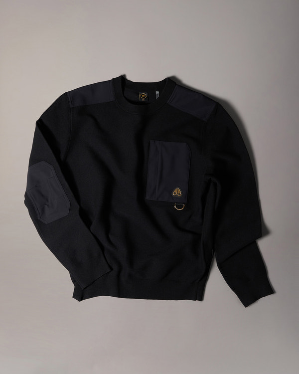 Moose Knuckles Mens ELOWAN CREW GOLD  M36MK667G - GM
