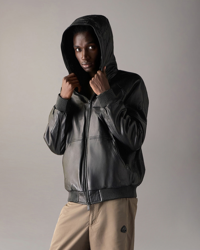 Moose Knuckles - M36ML310 - Neo Bunny Leather Jacket - MENS -  - Front Category