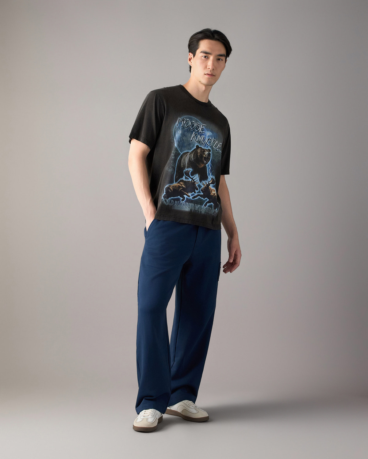 Moose Knuckles - M36MR778 - Hartsfield Straight-Leg Pants - MENS -  - Front
