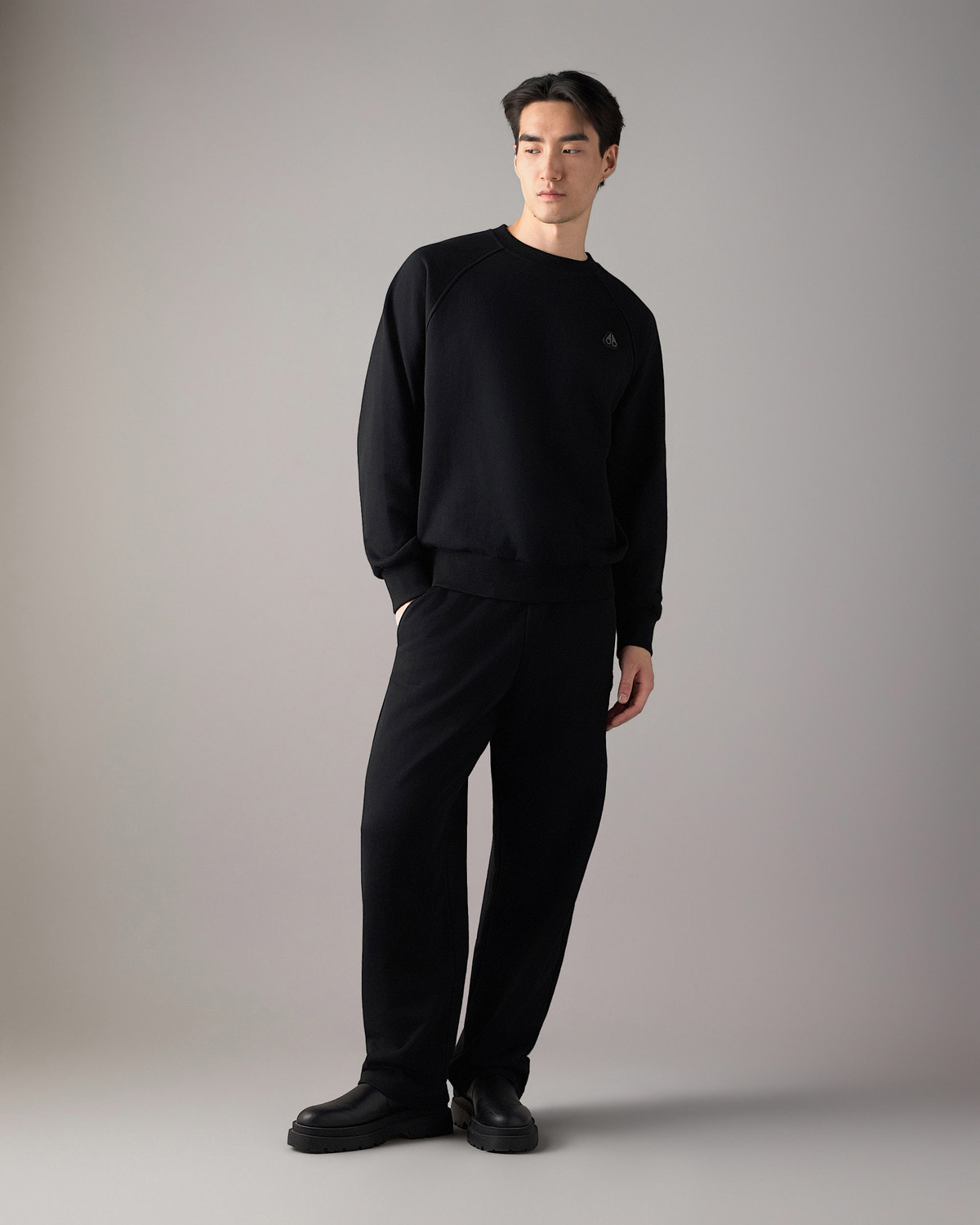 Moose Knuckles - M36MS637 - Yul Crewneck Sweatshirt - MENS -  - Front