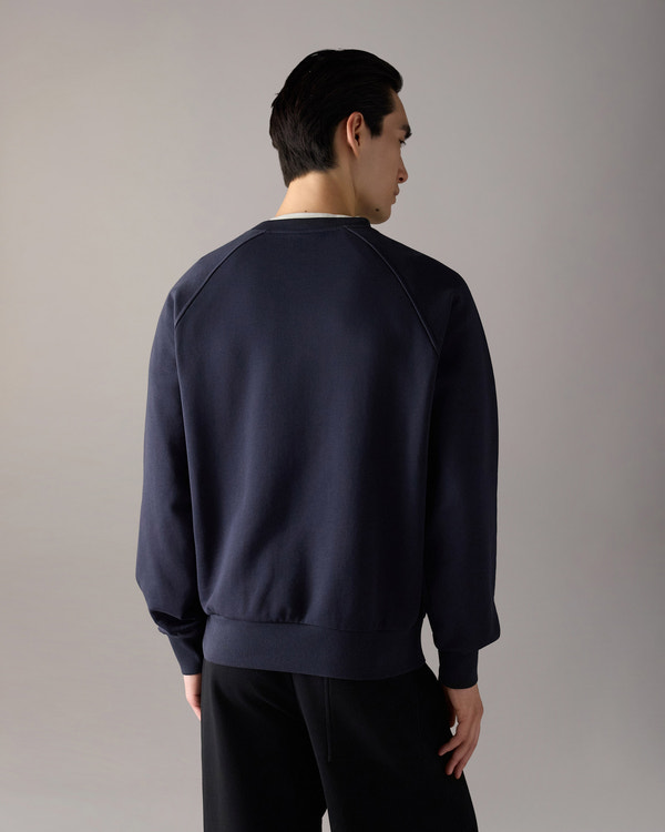 Moose Knuckles - M36MS637 - Yul Crewneck Sweatshirt - MENS -  - Back