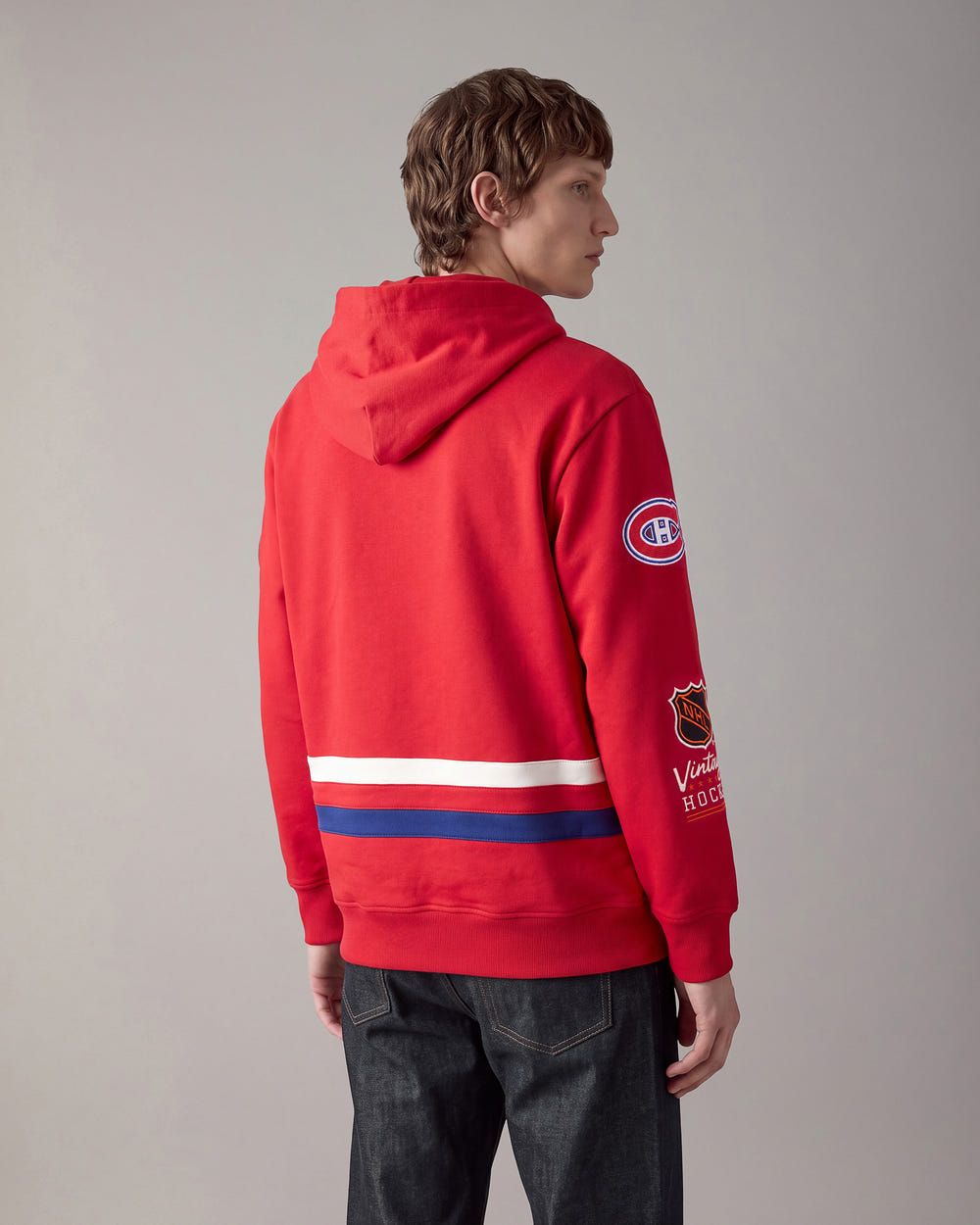 Moose Knuckles - M36MS654NC - NHL x Moose Knuckles Canadiens Hoodie - MENS -  - Back