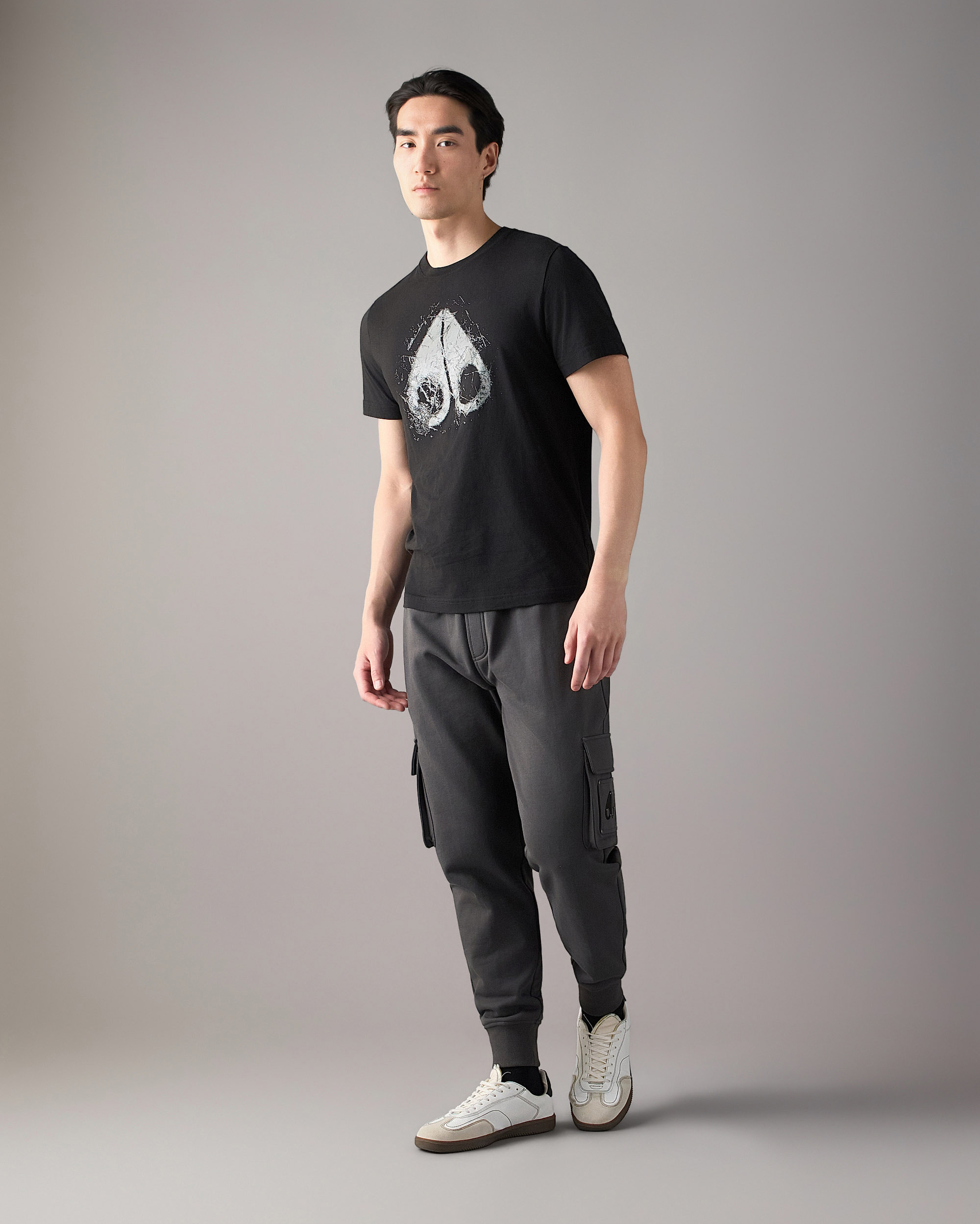 Moose Knuckles - M36MT711 - Icebreak Logo T-Shirt - MENS -  - Front