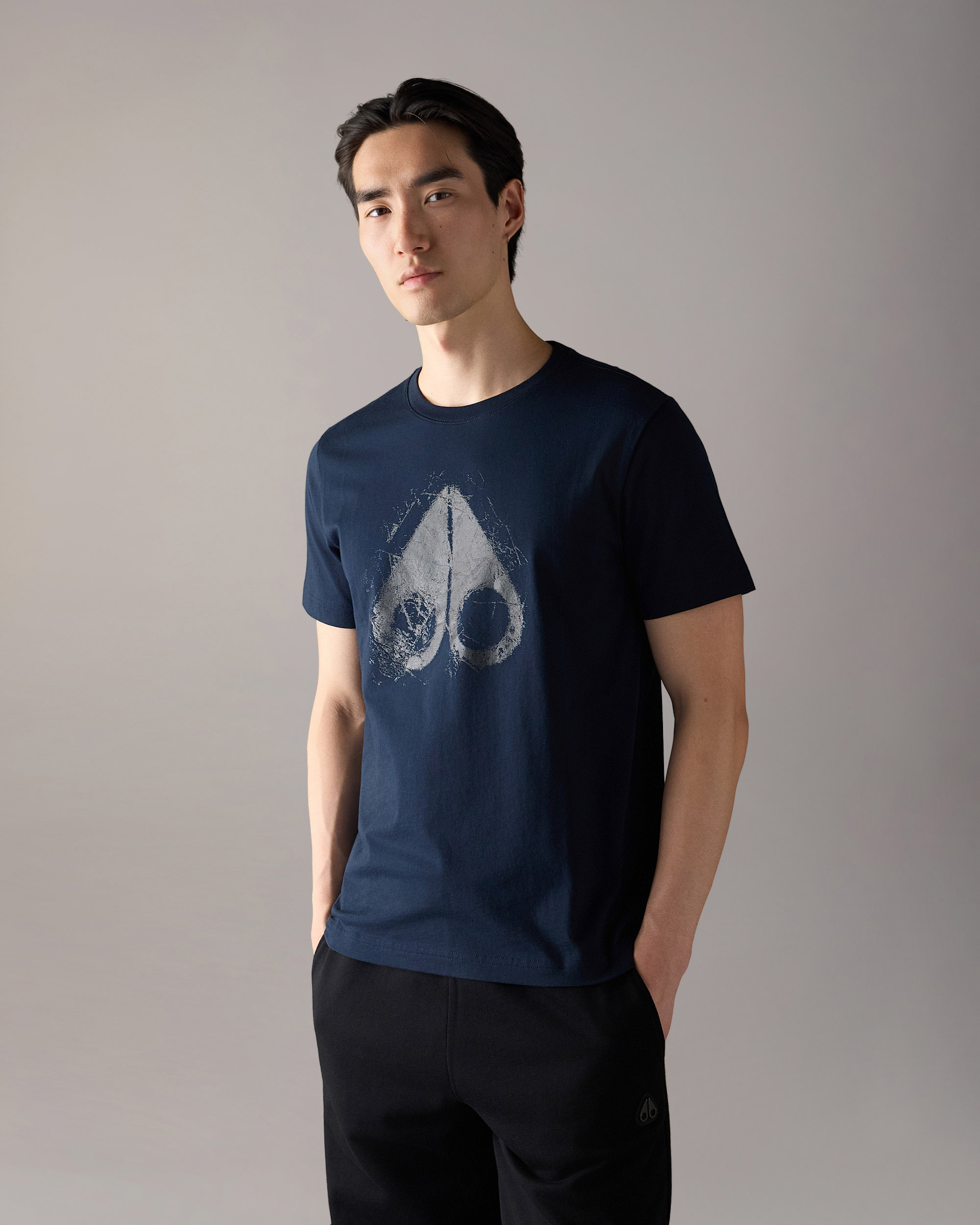 Moose Knuckles - M36MT711 - Icebreak Logo T-Shirt - MENS -  - Front Category
