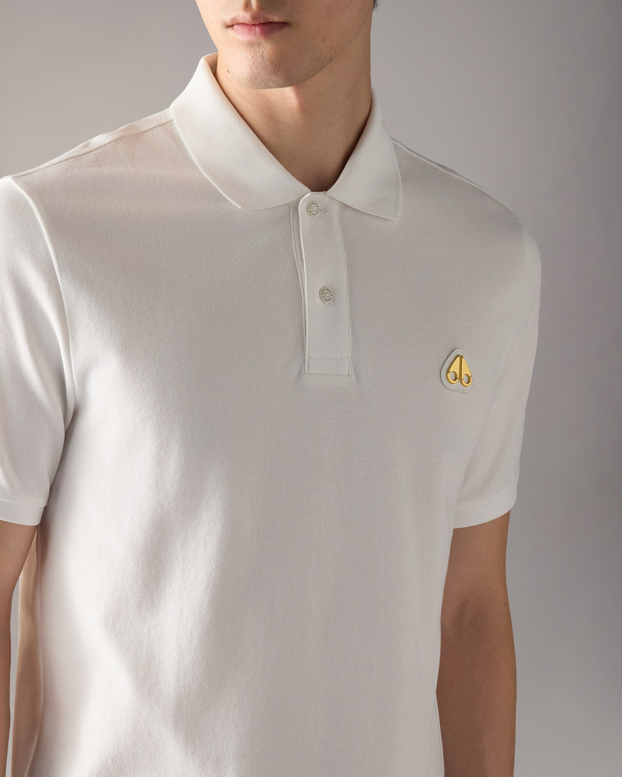 Moose Knuckles - M36MT712G - Gold Series Everett Polo - MENS -  - Detail1