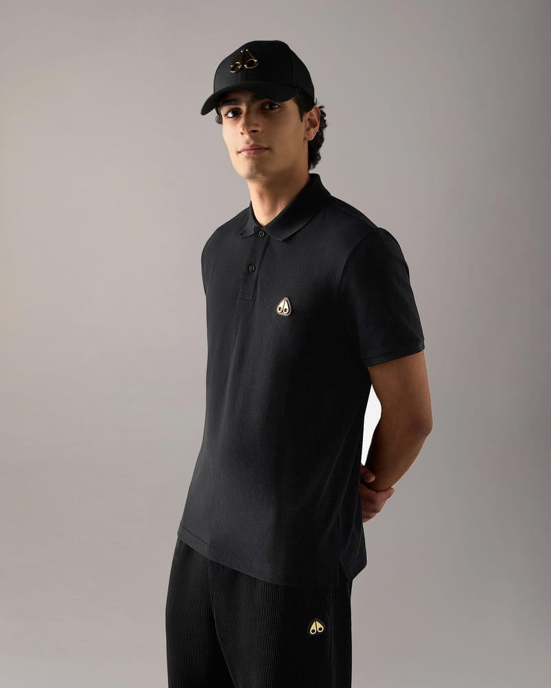 Moose Knuckles - M36MT712G - Gold Series Everett Polo - MENS -  - Front Category