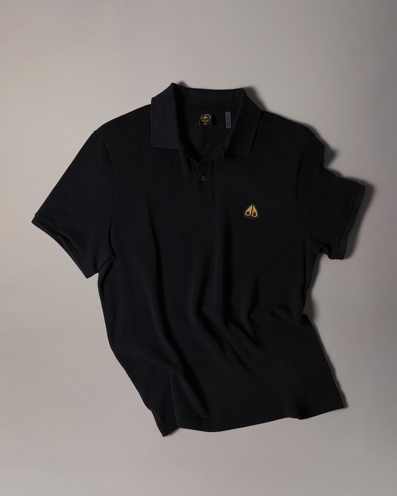 Moose Knuckles - M36MT712G - Gold Series Everett Polo - MENS -  - GM