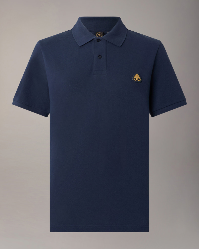 Moose Knuckles - M36MT712G - Gold Series Everett Polo - MENS -  - GM