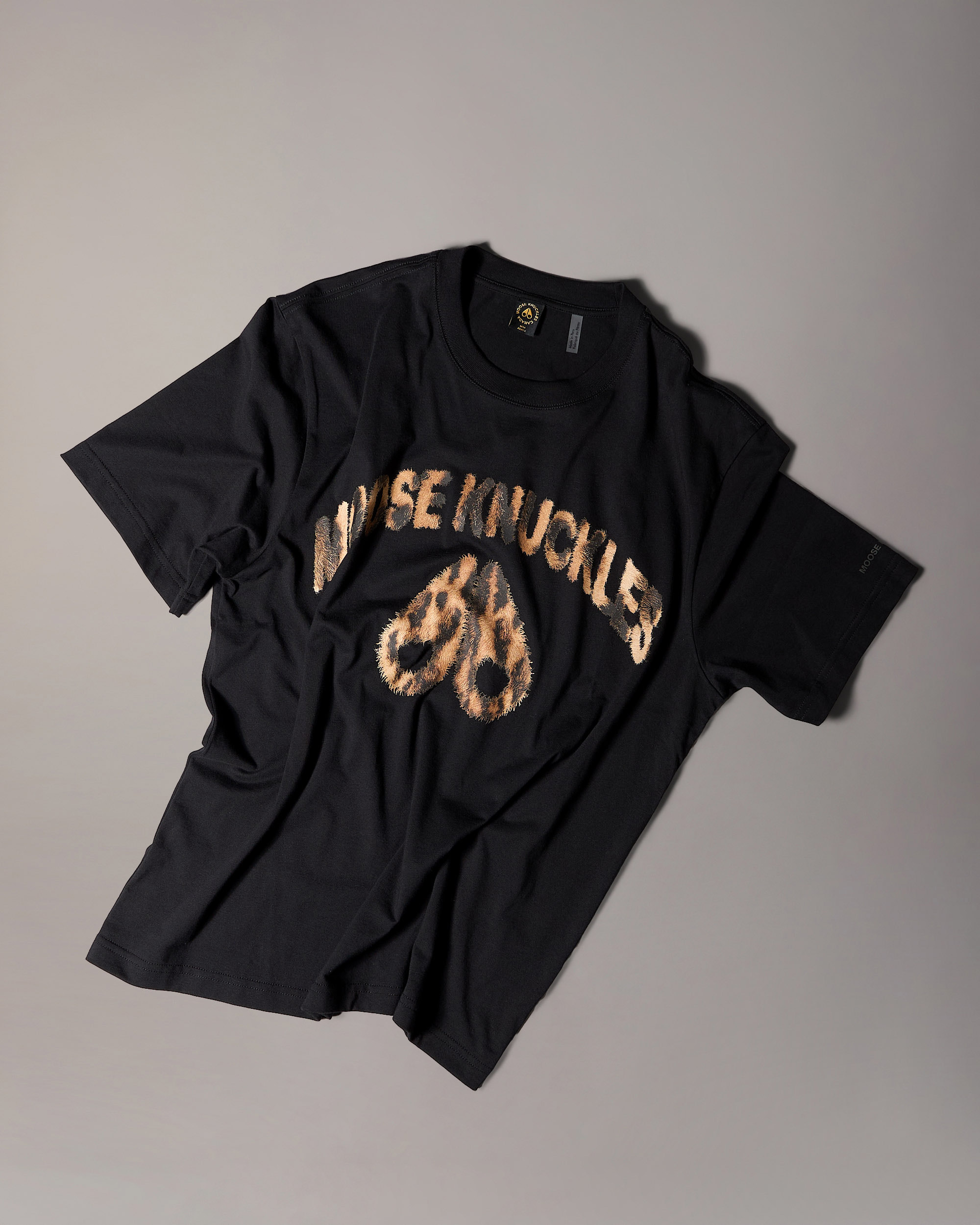 Moose Knuckles - M36MT715G - Gold Series Leo Logo T-Shirt - MENS -  - GM