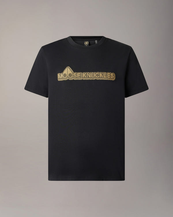 Moose Knuckles - M36MT718G - Gold Series Preston Logo T-Shirt - MENS -  - Detail8