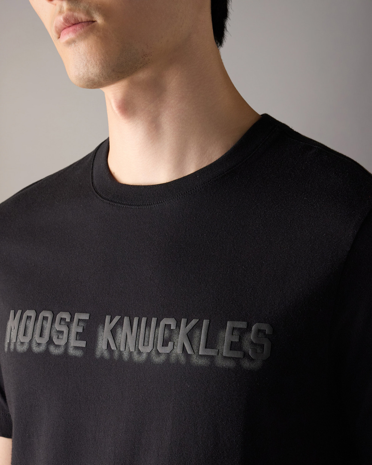 Moose Knuckles - M36MT719 - Shadow Logo T-Shirt - MENS -  - Detail1