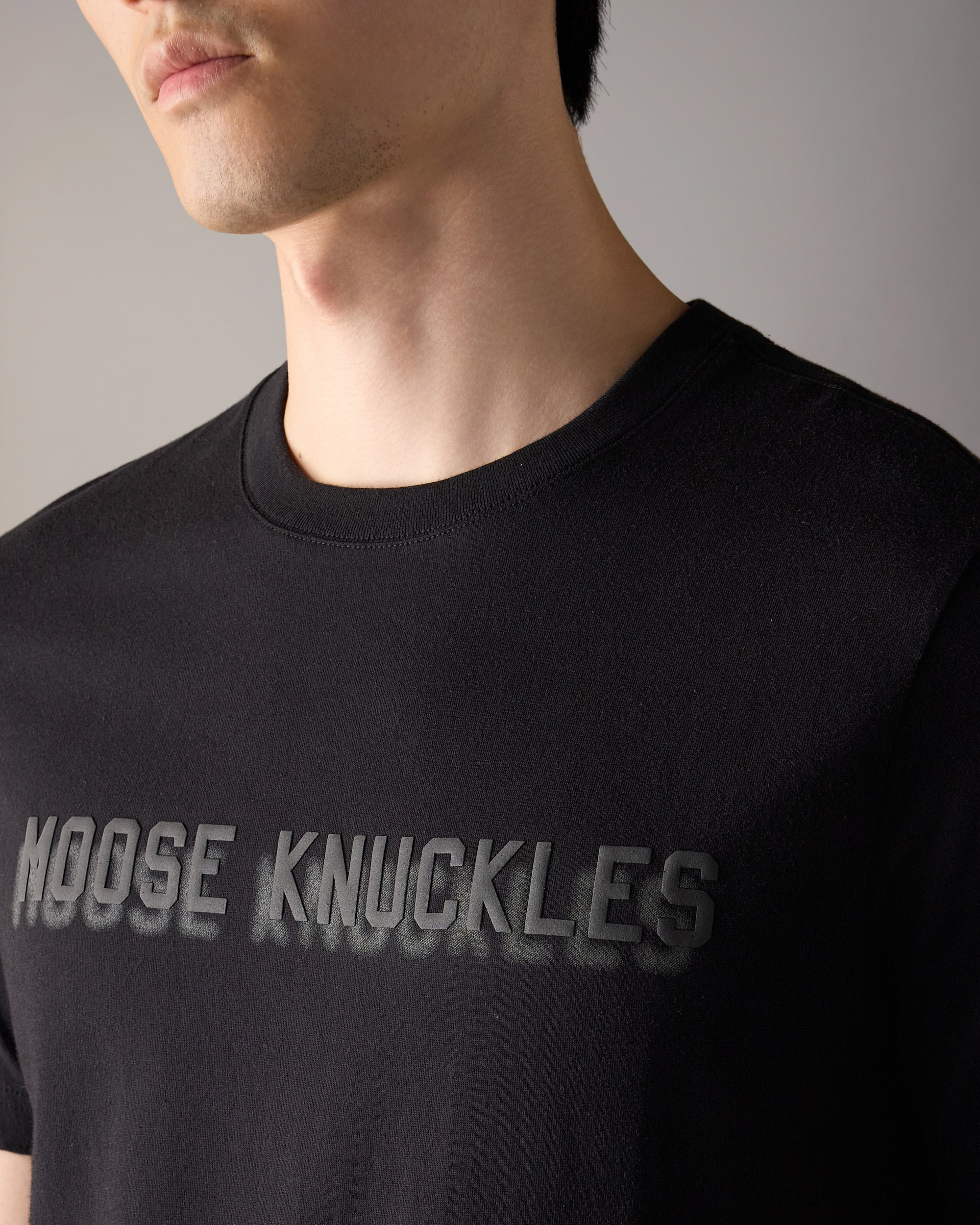 Moose Knuckles - M36MT719 - Shadow Logo T-Shirt - MENS -  - Detail1